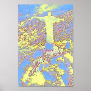 Poster Arte do redentor do cristo
