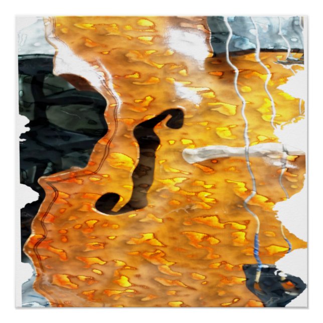 Pôster Arte do som: Cello (Frente)