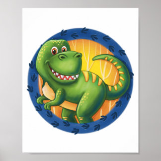 Poster Arte do T-Rex