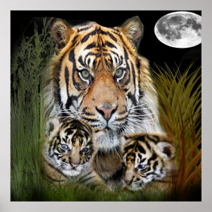 Pôster Arte do tigre