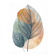 Arte em linha rosa Abstrato: Caminhos Selvagens