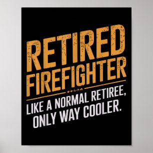 Poster Arte Engraçada De Bombeiros Para Homens Mulheres B