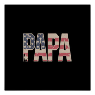 Pôster Arte engraçada do Papai para o avô dos netos do Di