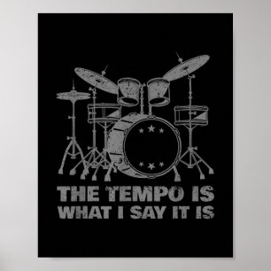 Poster Arte Engraçada Para Homens Drumline Drumline Set