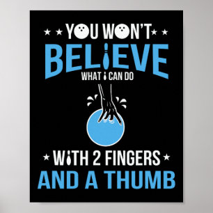Poster Arte Engraçada Para Homens Mulheres Bowler Funny B