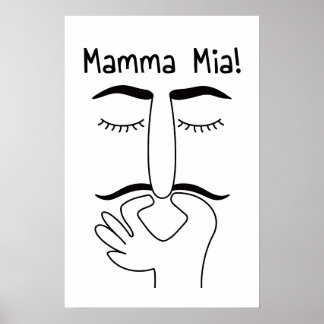 Poster arte engraçada para parede de banheiro