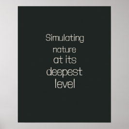Poster Arte Especialista Quântica Oliva Escura Bege