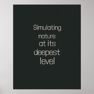Poster Arte Especialista Quântica Oliva Escura Bege