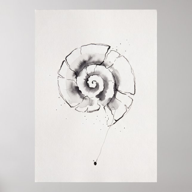 Poster Arte Espiritual de Parede do Despertar da Espiral  (Frente)