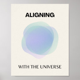 Poster Arte Espiritual Manifestante, Gradação da Aura Ene