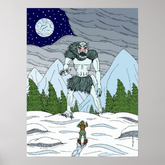 Poster Arte estranha de terror de Ithaqua