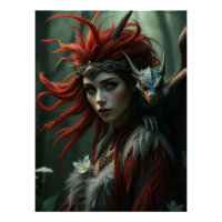 Arte Fada De Dragão Brilhante