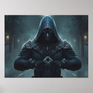 Poster Arte Fantasia: “O Sussurrador das Sombras Arcanas”