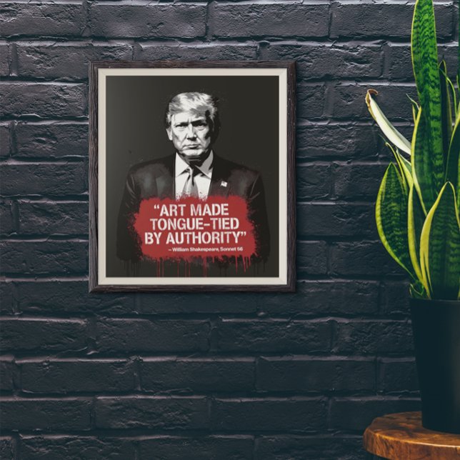 Pôster Arte Feita Com O Grafite De Citação De Shakespeare (Criador carregado)
