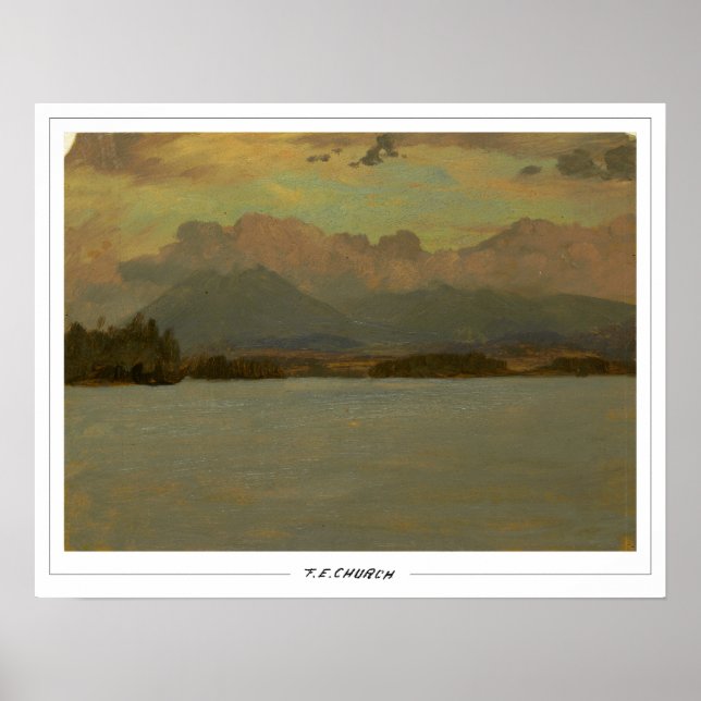 Poster Arte fina de Frederic Edwin Church #396 (Frente)