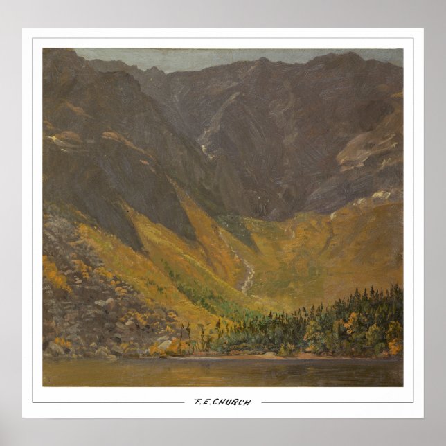 Poster Arte Fina de Frederic Edwin Church #732 (Frente)