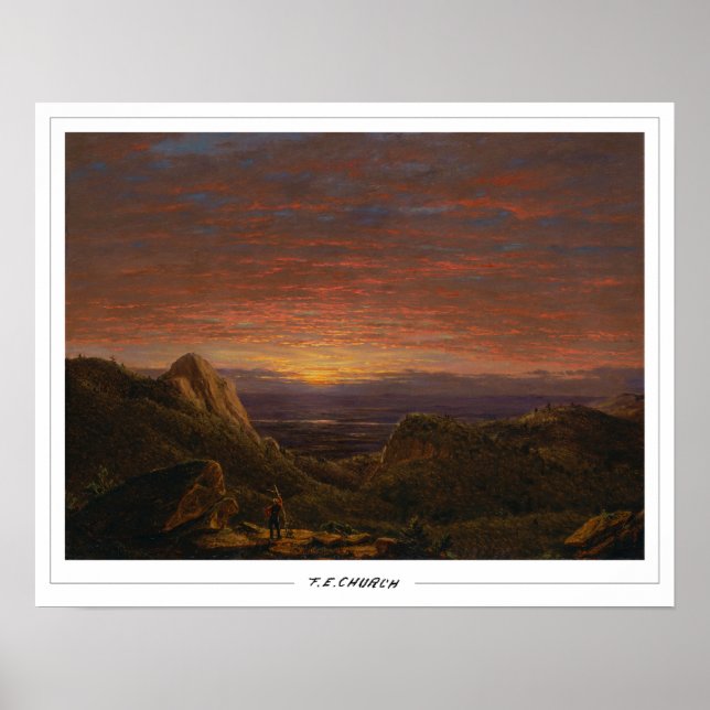 Poster Arte Fina de Frederic Edwin Church #764 (Frente)