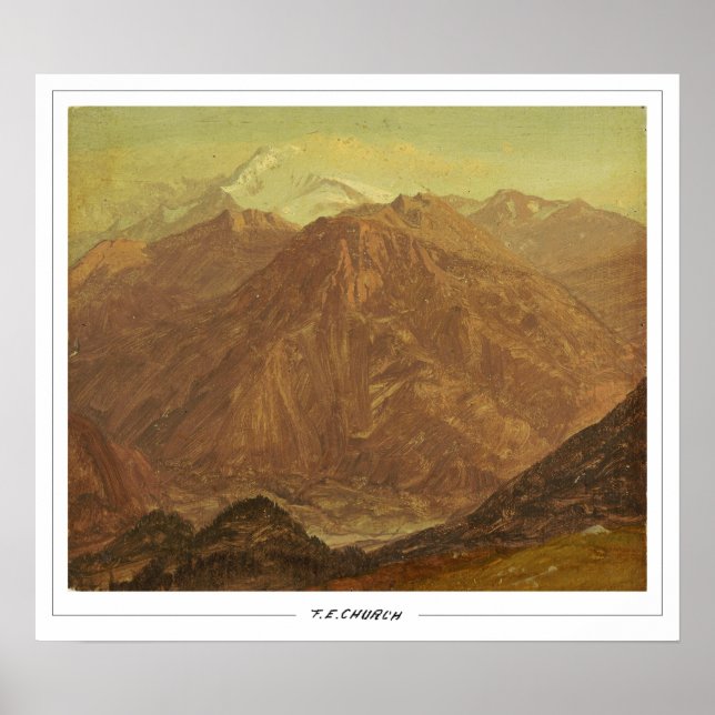 Poster Arte Fina de Frederic Edwin Church #834 (Frente)