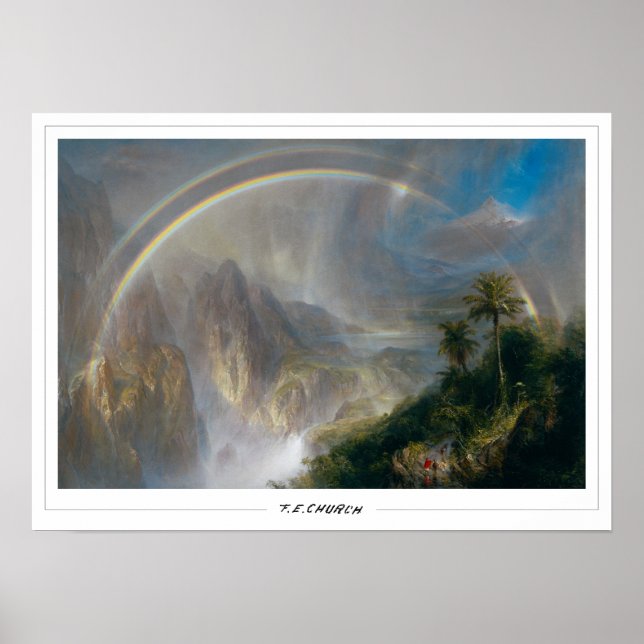 Poster Arte fina de Frederic Edwin Church #855 (Frente)