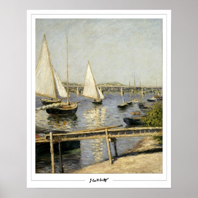Poster Arte Fina de Gustave Caillebotte #2 (Frente)