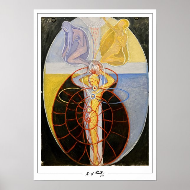 Poster Arte fina de Hilma af Klint #34 (Frente)