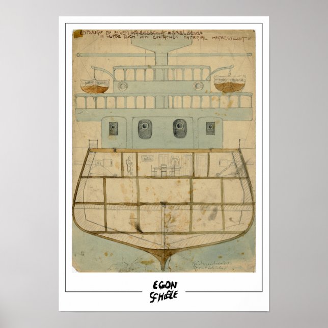 Poster Arte Fina Egon Schiele #598-2 (Frente)