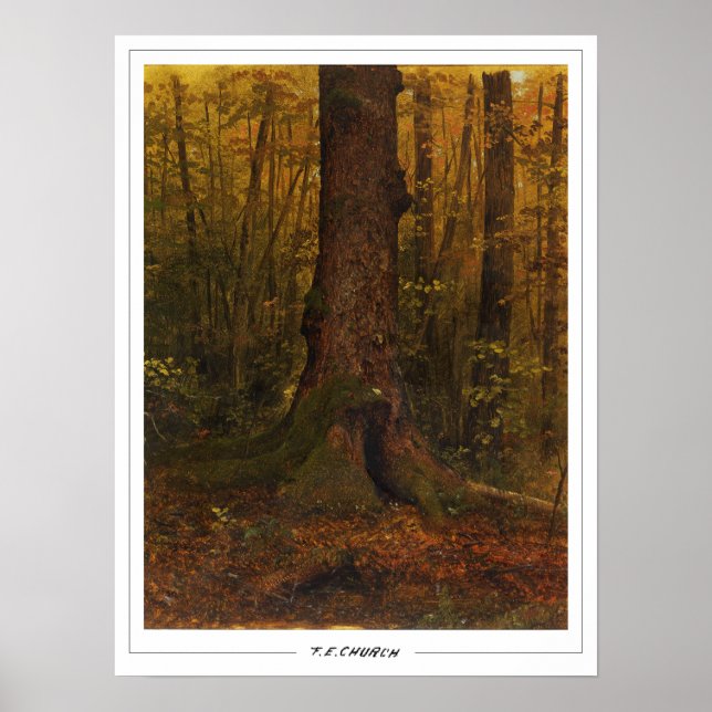 Poster Arte Fina Frederic Edwin Church #18 (Frente)