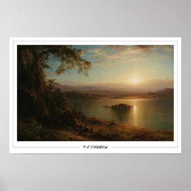 Poster Arte Fina Frederic Edwin Church #538 (Frente)