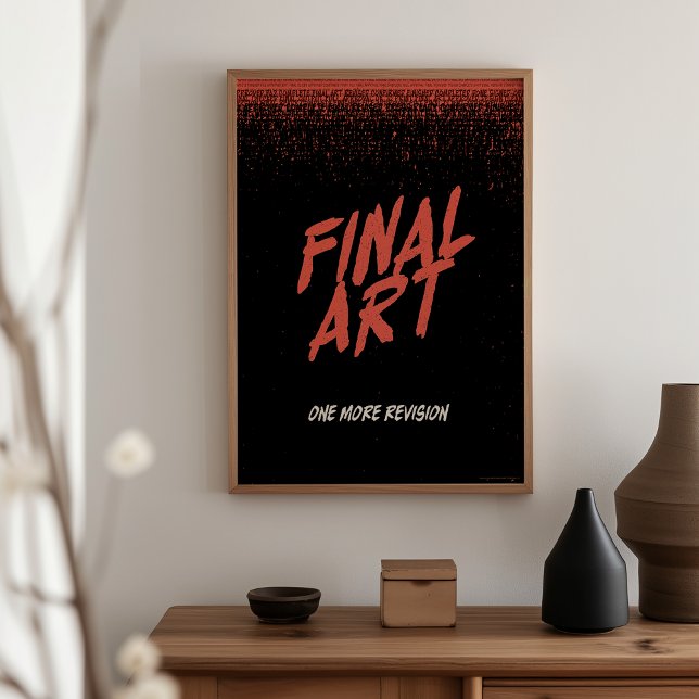 Poster Arte Final - Cartaz de filme de terror retrô (Criador carregado)