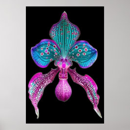 POSTER ARTE FLOR ORCHID