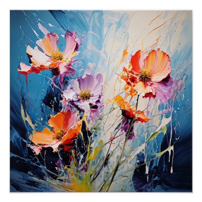 Pôster Arte Floral (Frente)