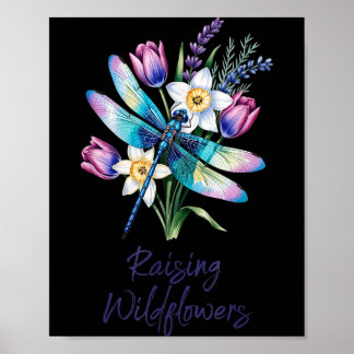 Poster Arte Floral Dragoy de Flores Silvestres para Mães