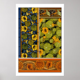 Pôster Arte floral Nouvea de Maurício Pillard (dit