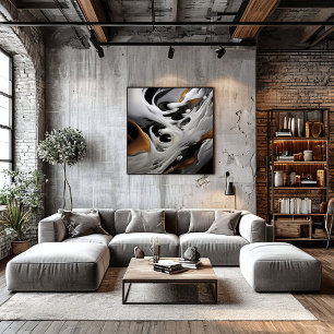 Poster Arte Fluida de Luxo