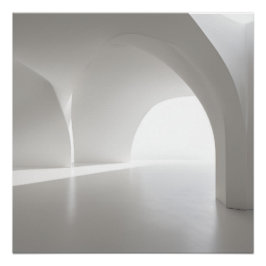 Pôster Arte fotográfica interna neutra branca