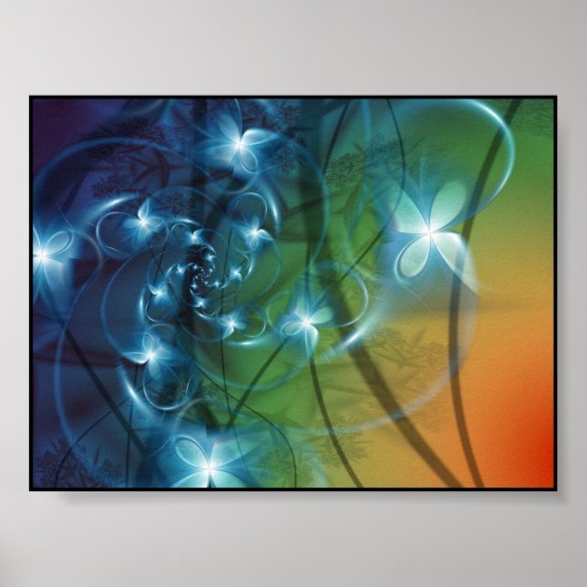 Poster arte fractal (Frente)