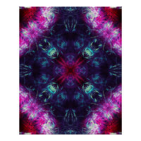 Arte Fractal de Energia Violeta Cósmica