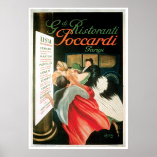 Pôster Arte francesa do anúncio da comida do vintage dos