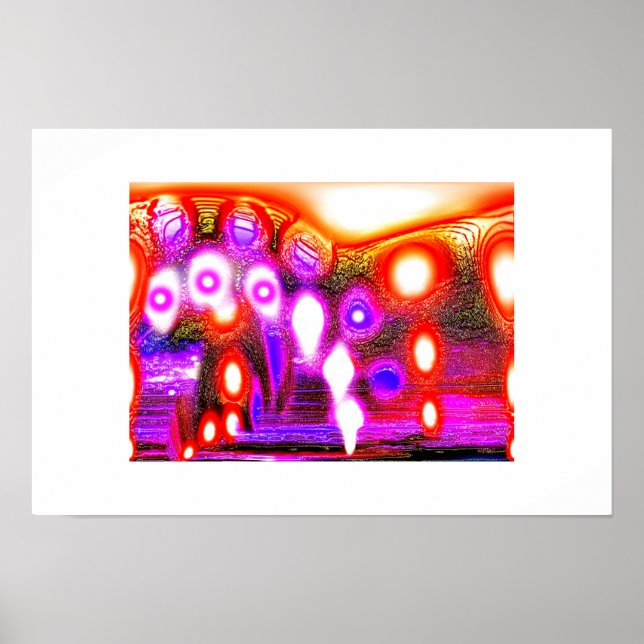 Poster arte funky ômega espiritual (Frente)