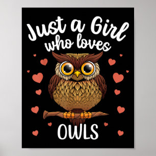 Poster Arte Funny Owca Para Meninas Mulheres Crianças Jov