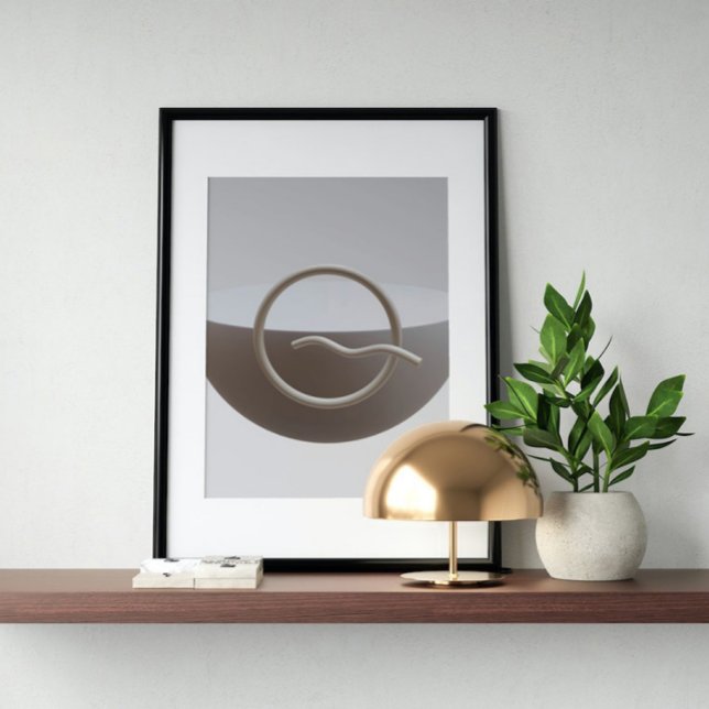 Poster Arte Futurística Moderna dos anos 80 Holográfica (Criador carregado)