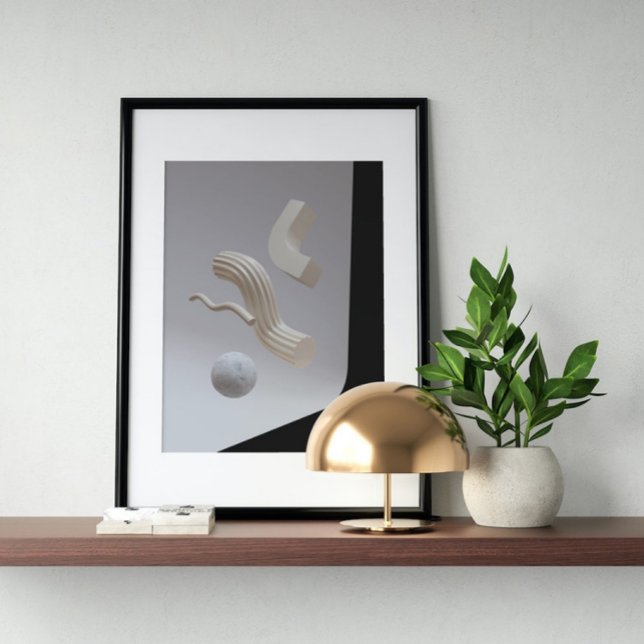 Poster Arte Futurística Moderna dos anos 80 Holográfica (Criador carregado)