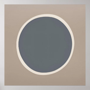Poster Arte Gentil Elípse - Echoando Forma Através da Can
