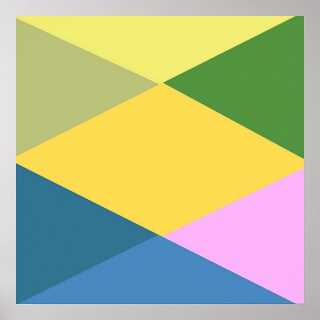 Poster arte geométrica (Frente)