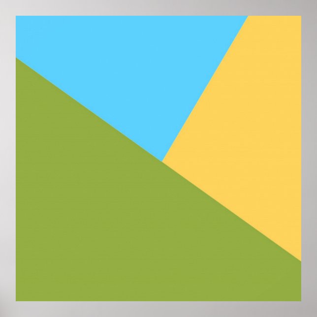 Poster arte geométrica (Frente)