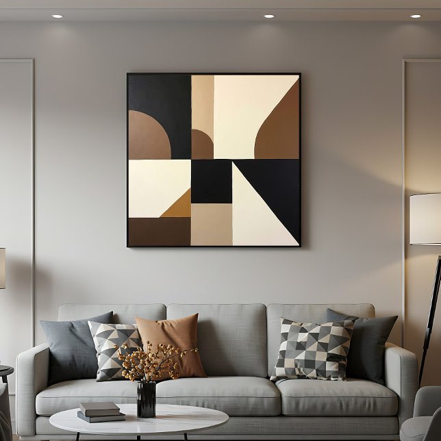 Poster Arte Geométrica Abstrata de Meados do Século para  (Criador carregado)