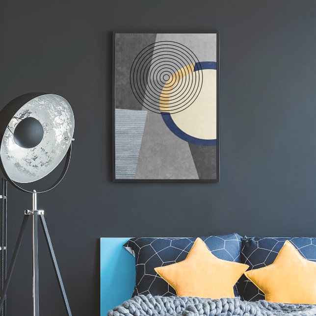 Poster Arte Geométrica Industrial Moderna (Criador carregado)