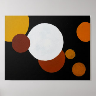 Poster Arte Geométrica Minimalista de Meados do Século