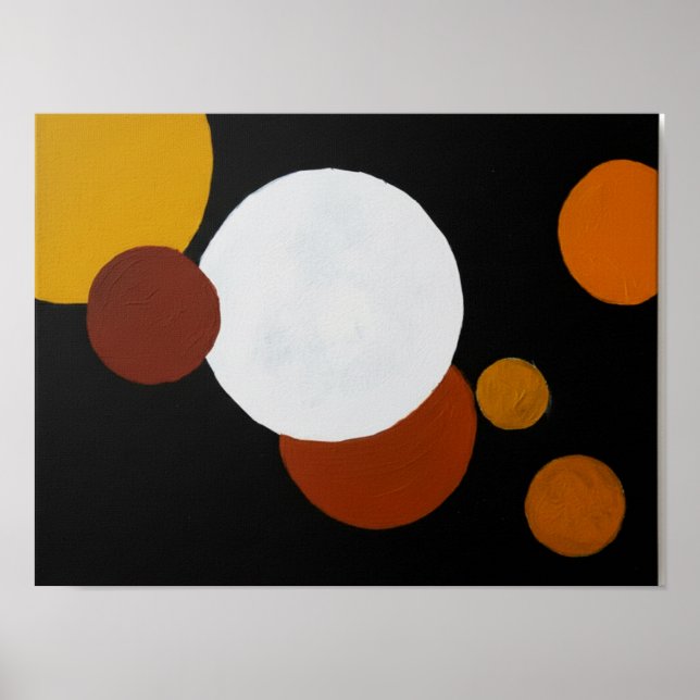 Poster Arte Geométrica Minimalista de Meados do Século (Frente)