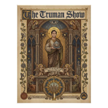Arte Gótico Cartaz do Filme O Show de Truman